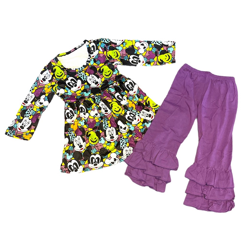 5T/5 Minnie Mouse Halloween Boutique Ruffle outfit